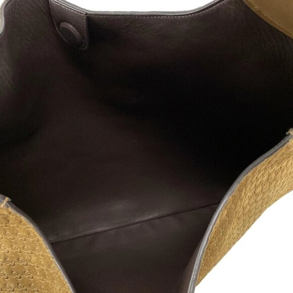 Auth GUCCI Micro GG 815923 Brown Suede Leather - Shoulder Bag - Picture 15 of 16